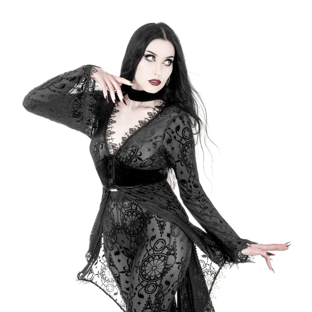 Restyle - Dark Angel Cardigan - Zwart